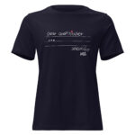 Dear Over Thinker Women's Relaxed T-Shirt (Dark Colors)